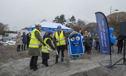 Första spadtaget för nytt kvarter i Täby