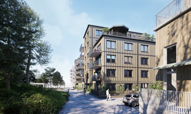 OBOS bygger 37 nya bostäder i Täby Park