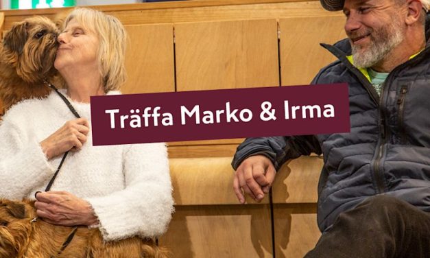 Markoolio med morsa minglar på K-Bygg Täby